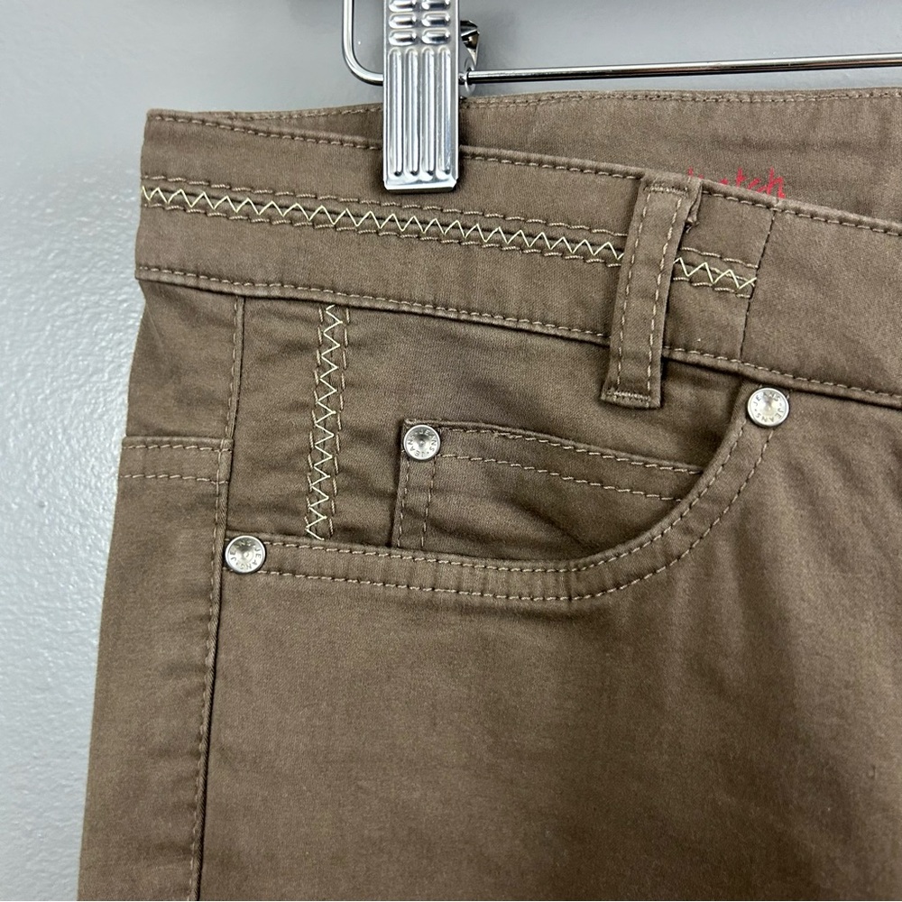 NWT Steilmann Betty Slim Brown Pants Jeans Size 8 - Picture 3 of 13
